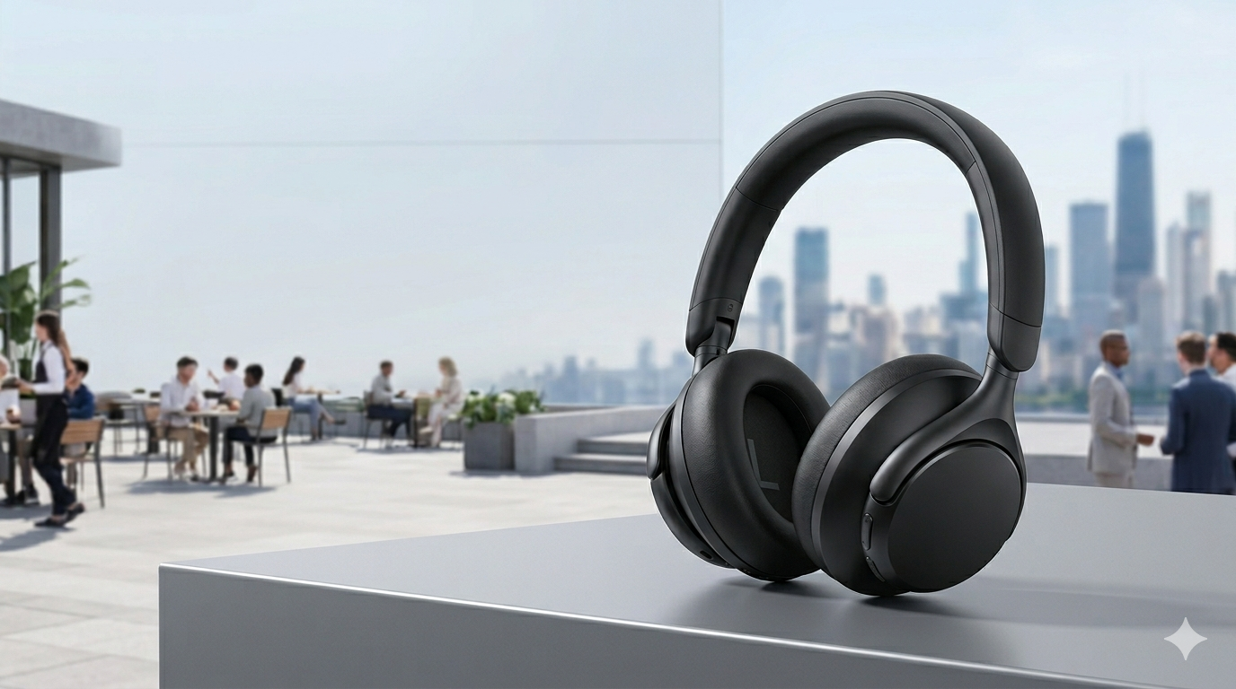 Căști Soundcore Space One – Căști wireless cu anulare activă a zgomotului