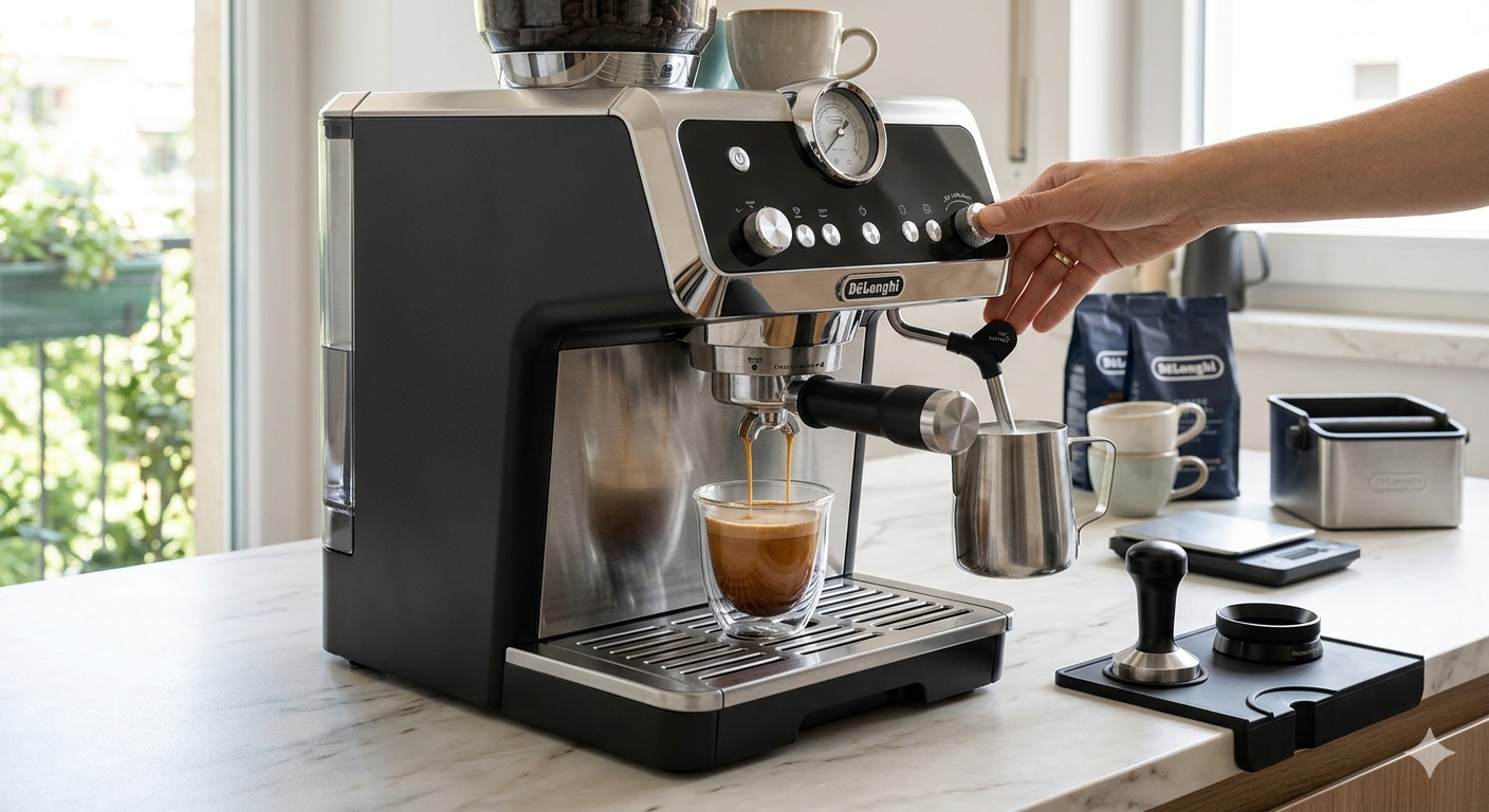 Espressor manual Delonghi – Cafea perfectă acasă