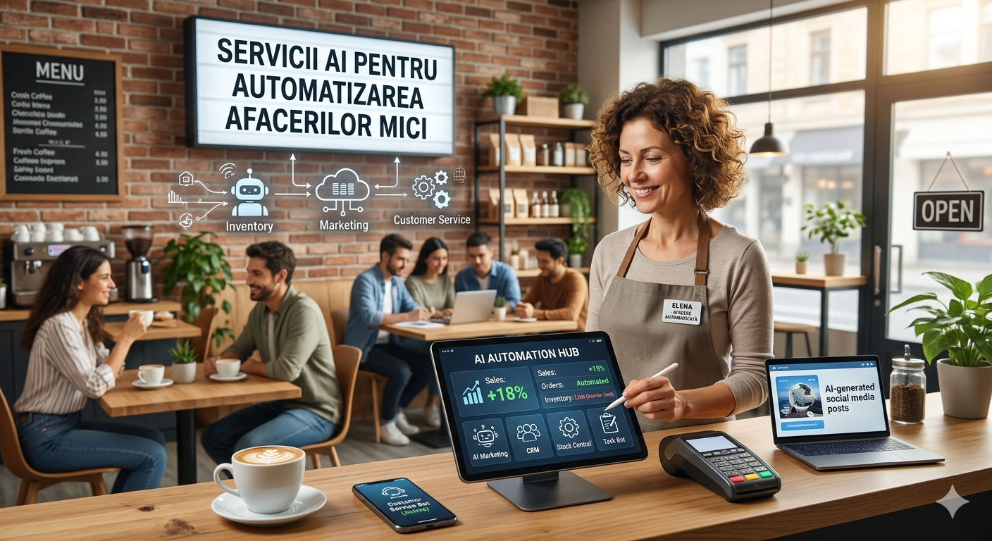 Servicii AI pentru automatizarea afacerilor mici